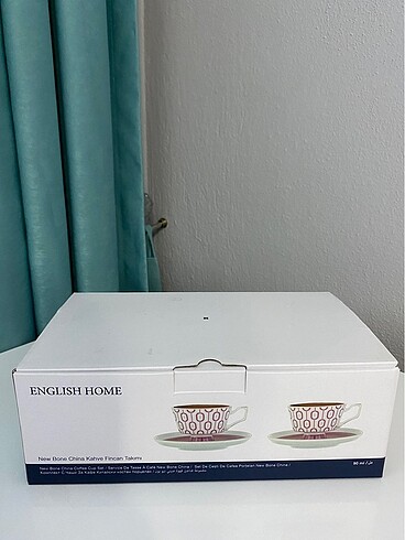 Beden çeşitli Renk 2 li fincan takımı karaca englısh home