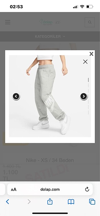nike esofman altı