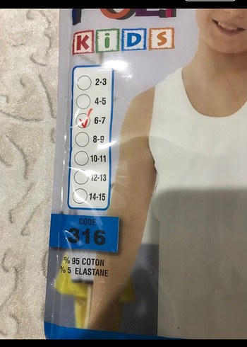 6 adet sıfır paketli atlet - Görsel 3