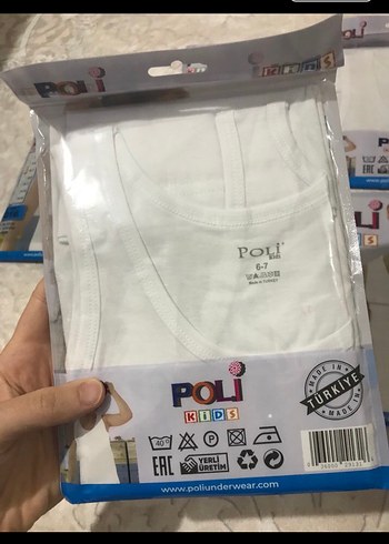 6 adet sıfır paketli atlet - Görsel 4