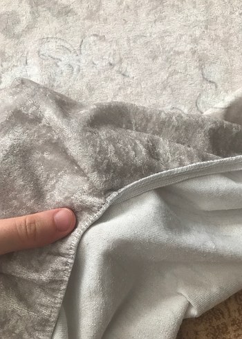 4m2 lastikli kadife halı örtüsü - Görsel 3