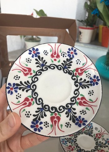 El yapımı kahve fincan takımı - Görsel 9