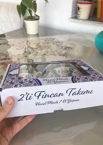 El yapımı kahve fincan takımı - Görsel 3