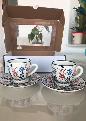 El yapımı kahve fincan takımı - Görsel 7