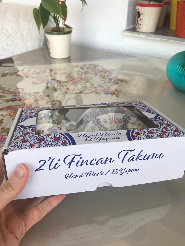 El yapımı kahve fincan takımı - Görsel 3