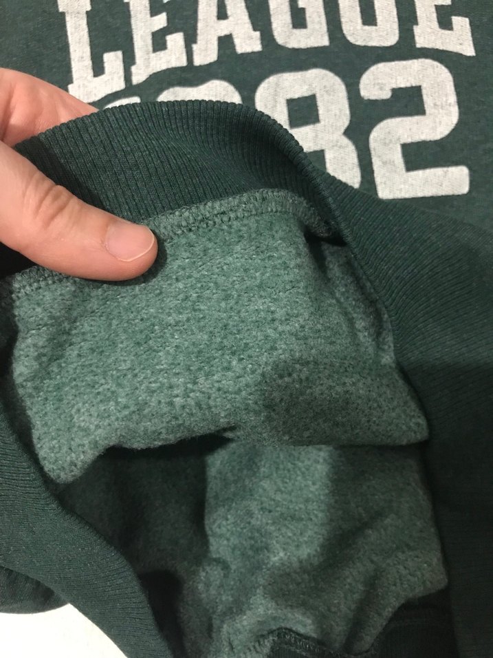 Yeşil Kapüşonlu Sweatshirt - Görsel 4