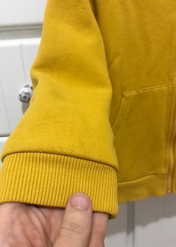 Benetton kapüşonlu sweat - Görsel 4