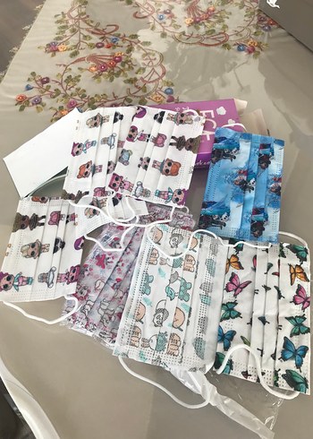 ECE Pastel Mor Tıbbi Çocuk Maskesi 10'lu - Görsel 8