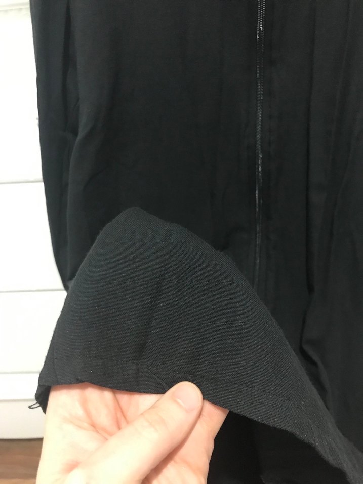 Siyah Uzun Gösterişli Hamile Ceketi - Görsel 3