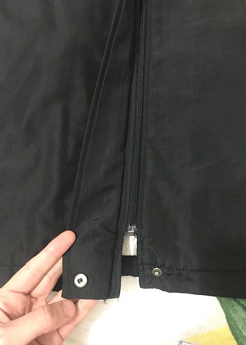 Siyah Uzun Kürklü Kadın Ceket - Görsel 2