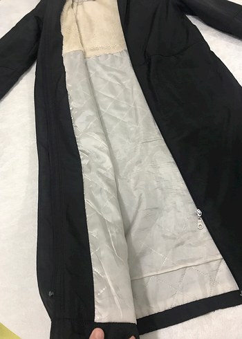 Siyah Uzun Kürklü Kadın Ceket - Görsel 3