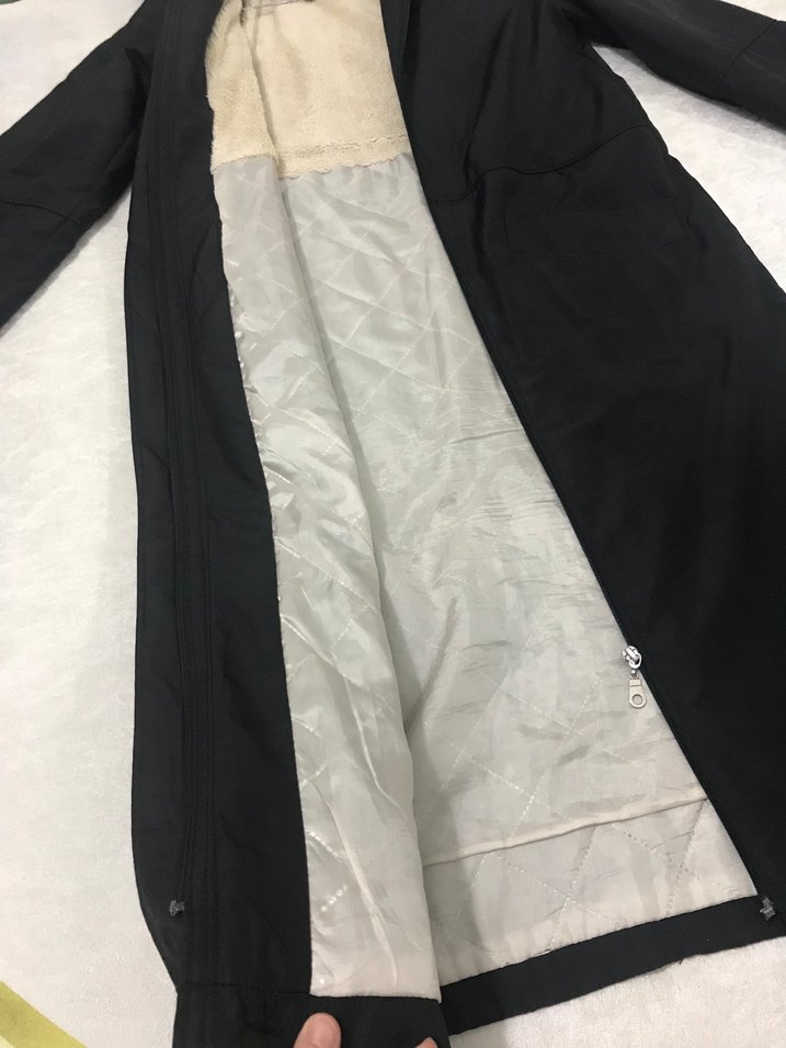 Siyah Uzun Kürklü Kadın Ceket - Görsel 3