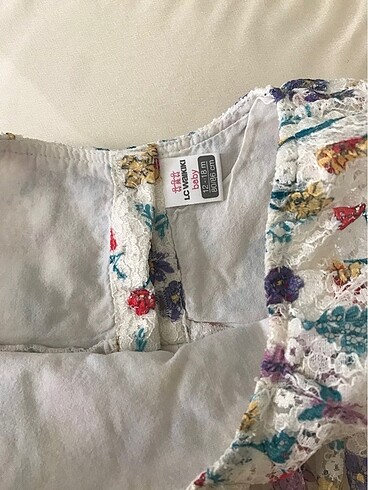 12-18 Ay Beden çeşitli Renk Lc Waikiki Dantelli Elbise