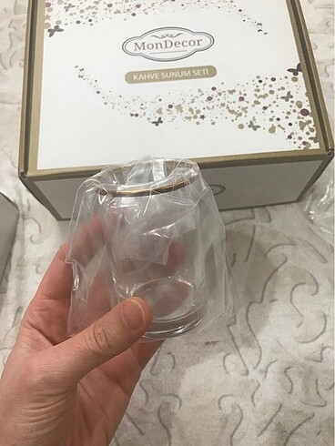 Beden mavi Renk Sıfır tek kişilik kahve fincan seti