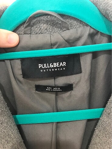 Pull and Bear Pull&bear kaşe kaban