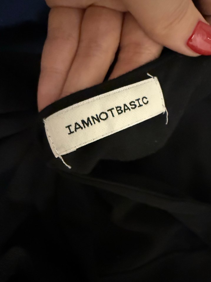 Iamnotbasic önden göğüs dekolteli bodysuit - Görsel 4