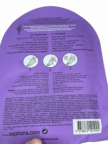 Beden Sephora Maske & Peeling %70 İndirimli.