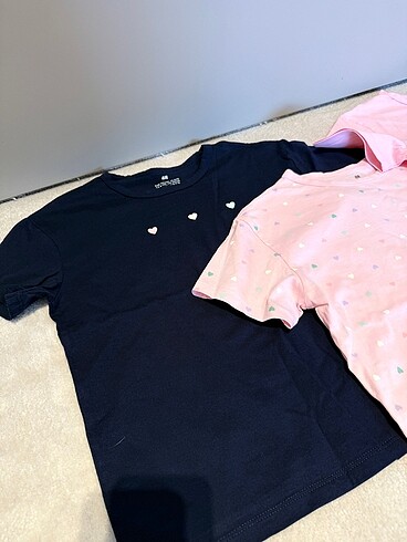 H&M Kız Çocuk 3lü Tshirt