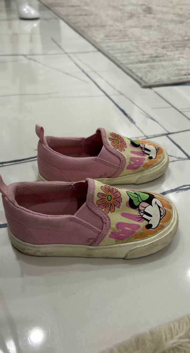 Kız Çocuk Pembe Minnie Mouse Spor Ayakkabı - Görsel 3