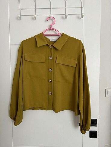 Yağ yeşili etekli takım - Görsel 2