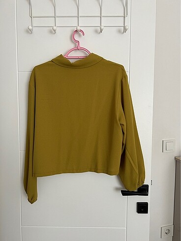 Yağ yeşili etekli takım - Görsel 5