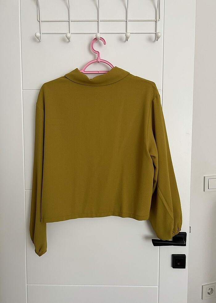 Yağ yeşili etekli takım - Görsel 5