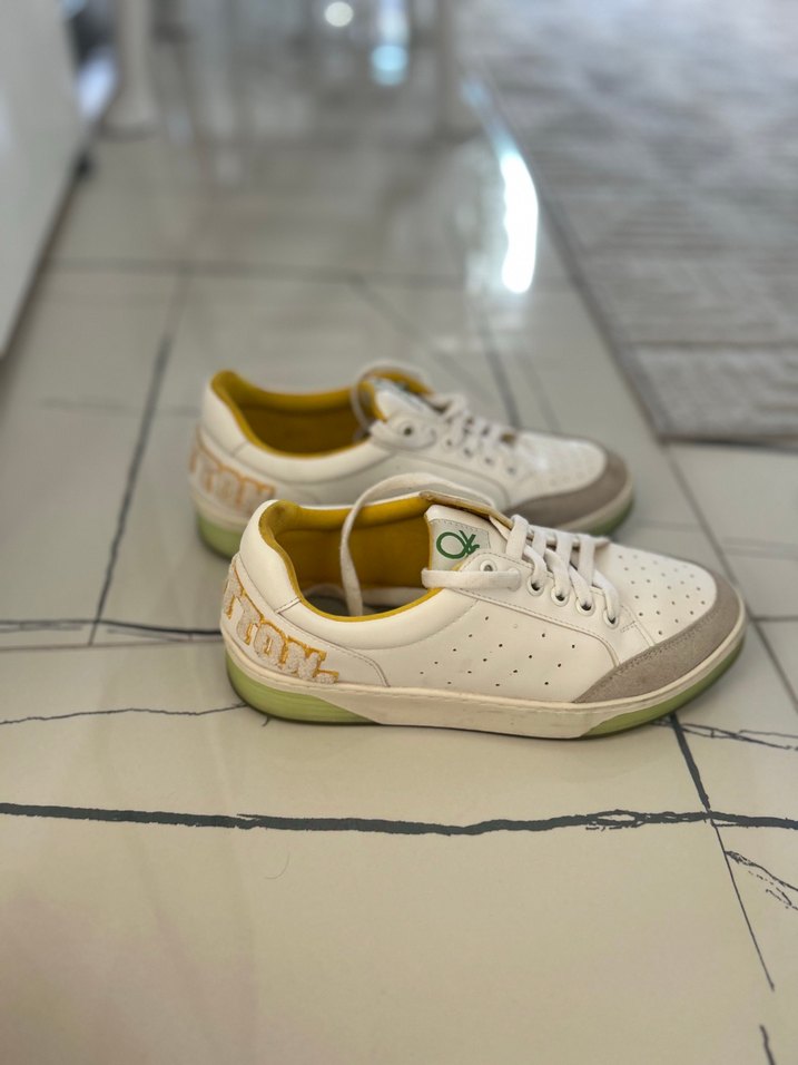 Beyaz Kadın Sneakers - Günlük Şıklık - Görsel 2