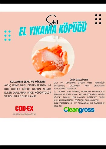 Beden Renk CodeX Sıvı El Yıkama Köpüğü 4L