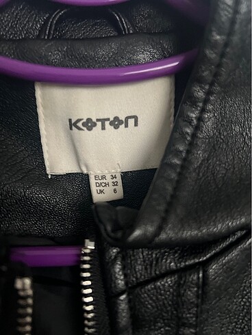 Koton Koton deri ceket