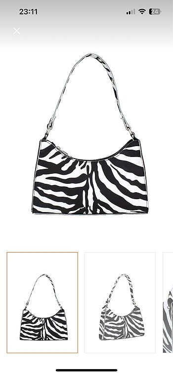 Zebra desen çanta
