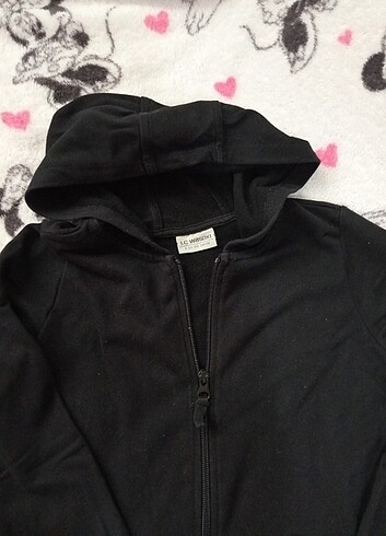8 Yaş Beden 8-9 Yaş Fermuarlı Sweatshirt 
