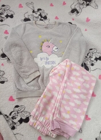 7-8 Yaş Polar Pijama Takım 