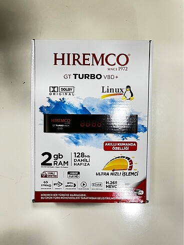 Hiremco gt v8 turbo ıp tv