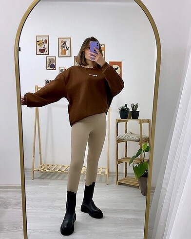 Kahverengi Sweat