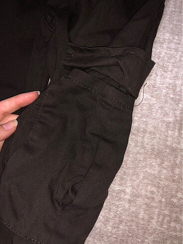 36 Beden kahverengi Renk kargo pantalon
