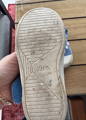 Zara kız Çocuk Mavi babet 26 numara - Görsel 5