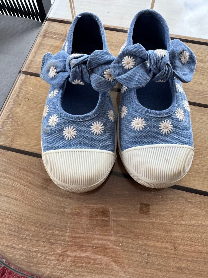 Zara kız Çocuk Mavi babet 26 numara - Görsel 4