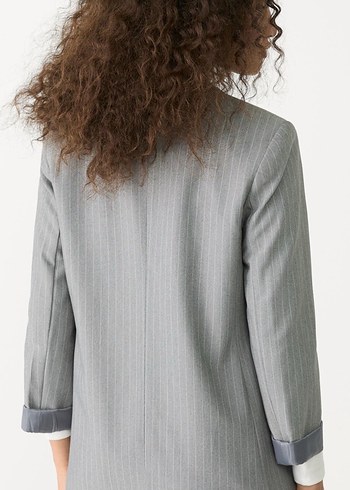 Stradivarius Stradivarius gri blazer ceket S beden