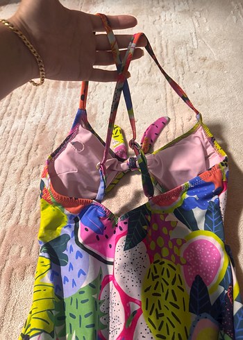 Trendyol renkli desenli mayokini 38 beden - Görsel 2