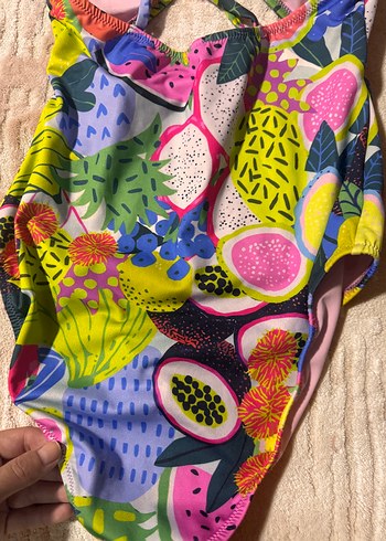 Trendyol renkli desenli mayokini 38 beden - Görsel 4