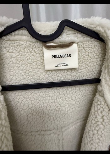 pull and bear Kürklü Süet Bej Yelek - Görsel 2