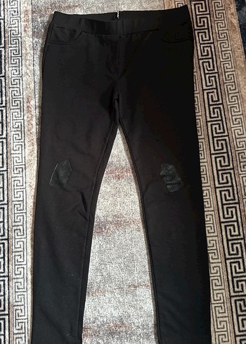 Siyah Regular Fit Tayt