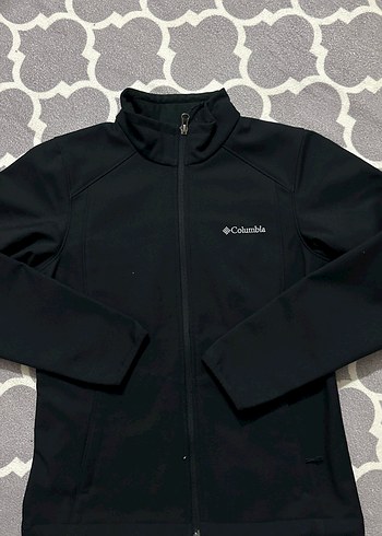 Columbia Siyah Fermuarlı Sweatshirt