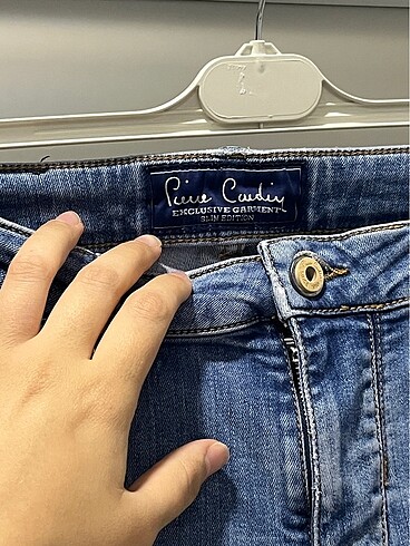 xl Beden lacivert Renk Pierre cardin kot pantolon