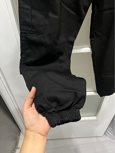 40 Beden Siyah kargo pantolon