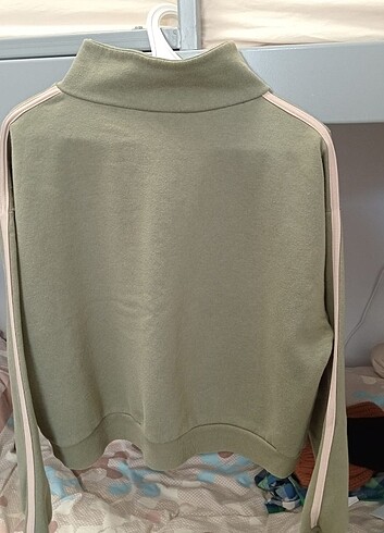 s Beden çeşitli Renk Crop haki sweat ve yılbaşı temalı crop sweat 