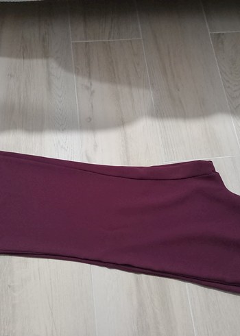 Düğmeli Mürdüm tesettür ikili takım - Görsel 5