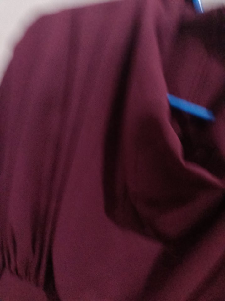 Düğmeli Mürdüm tesettür ikili takım - Görsel 2