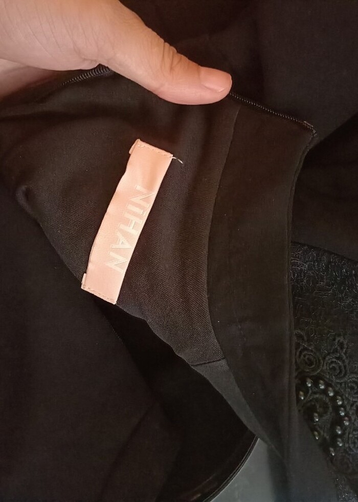 Siyah abiye elbise - Görsel 5