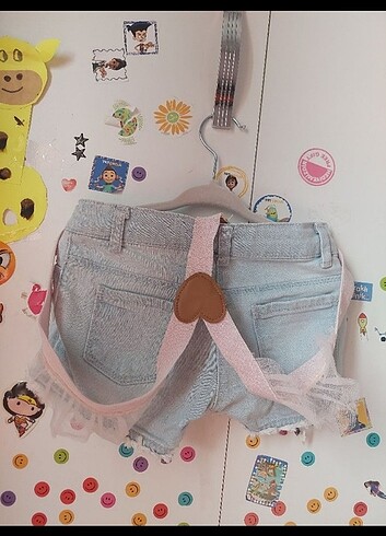 Kız Çocuk kot şort  - Görsel 3